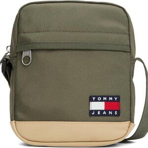Essential Daily Crossbody Bag for Men - Stylish and Durable with Zipper Closure